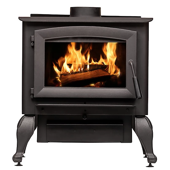 NEW US Stove Wood-Burning Magnolia Stove with Cast-Iron Legs, 2,500 sq ...