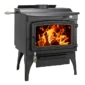 Pleasant Hearth Wood-Burning Stove with Stainless Steel Ash Lip and Blower, 2,200 sq. ft., 91,000 BTU