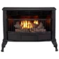 ProCom Ventless Duel Fuel Gas Stove with T-Stat Control, 1,100 sq. ft., 25,000 BTU, Black