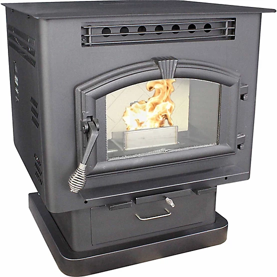 US Stove Corn/Pellet Pedestal Model Stove, 30.5 in. x 27.75 in. x 30.75 in.
