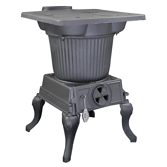 Vogelzang Rancher Cast-Iron Coal Stove, 1,000 sq. ft., 60,000 BTU
