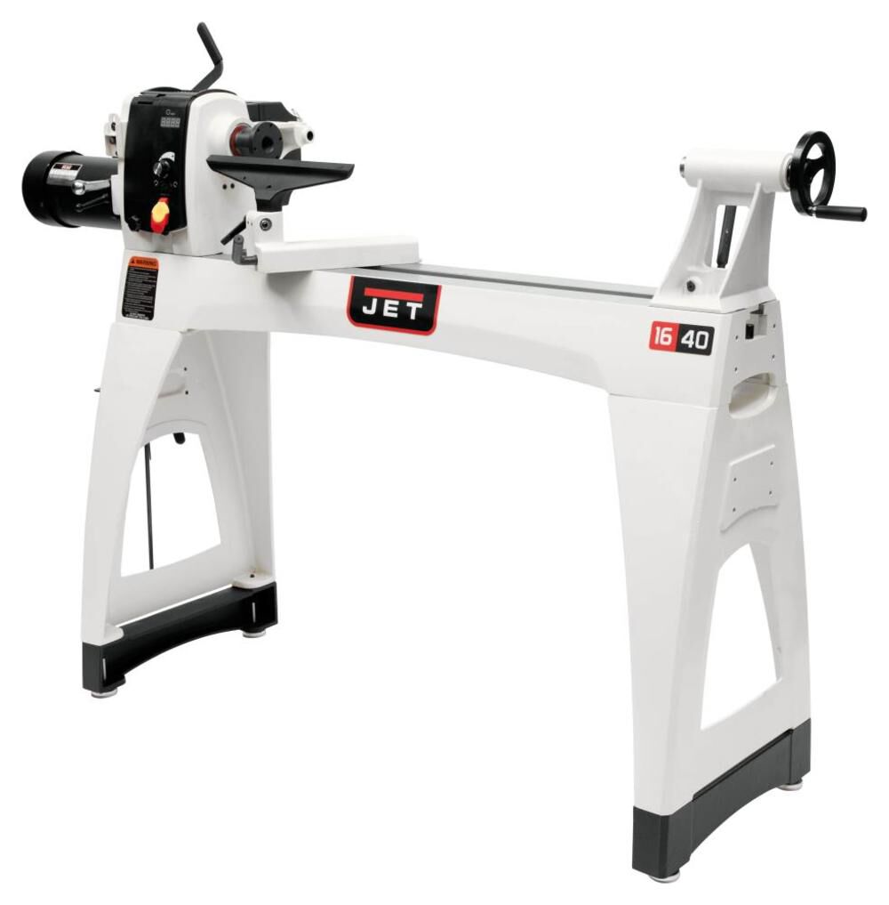 NEW JET 16in x 40in Electronic Variable Speed Wood Lathe 1.5HP 1PH 115V