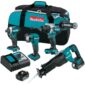 NEW Makita 18V LXT Lithium Ion Brushless Cordless Combo Kit 4pc