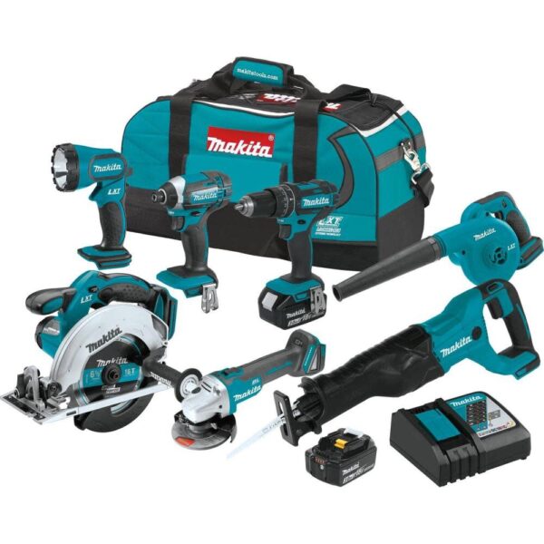 NEW Makita 18V LXT Lithium-Ion Cordless 7-Pc. Combo Kit (3.0Ah) NEW Makita 18V LXT Lithium-Ion Cordless 7-Pc. Combo Kit (3.0Ah)