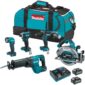 NEW Makita 40V max XGT Brushless Cordless 5-Piece Combo Kit (4.0Ah)