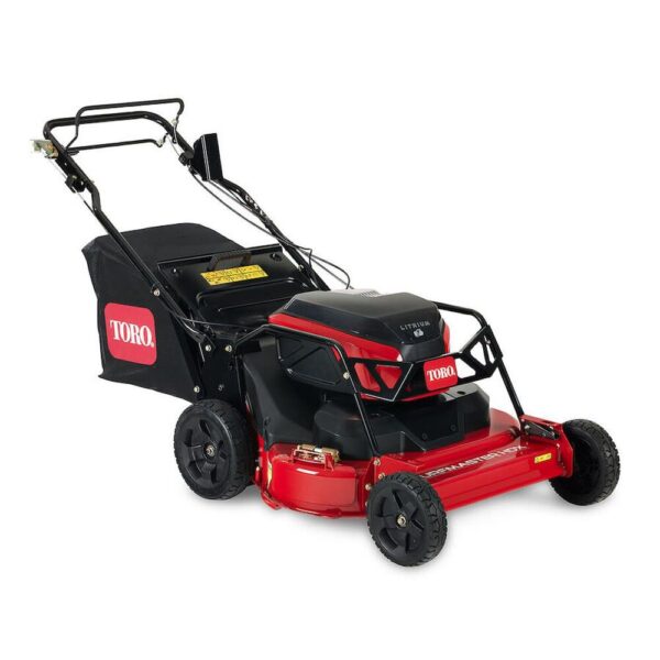 Toro TurfMaster Revolution 30in 60V Max Electric Mower with 10Ah Battery 3pk & Charger Kit Toro TurfMaster Revolution 30in 60V Max Electric Mower with 10Ah Battery 3pk & Charger Kit